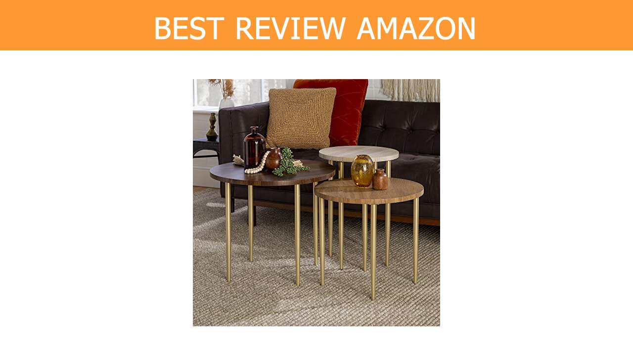 Walker Edison Nesting Ottoman Storage Review
