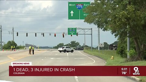 1 dead, 3 injured after crash involving tractor trailer in Colerain