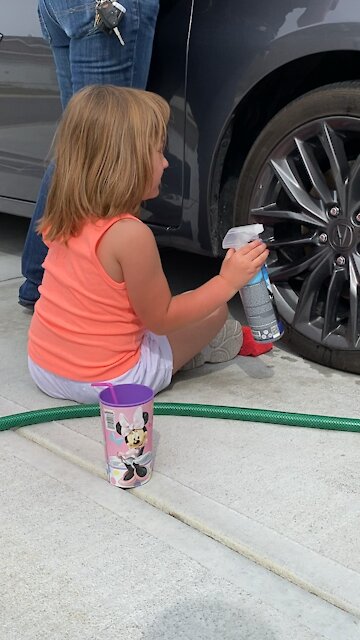 Car seat spray? On the tires and rims?