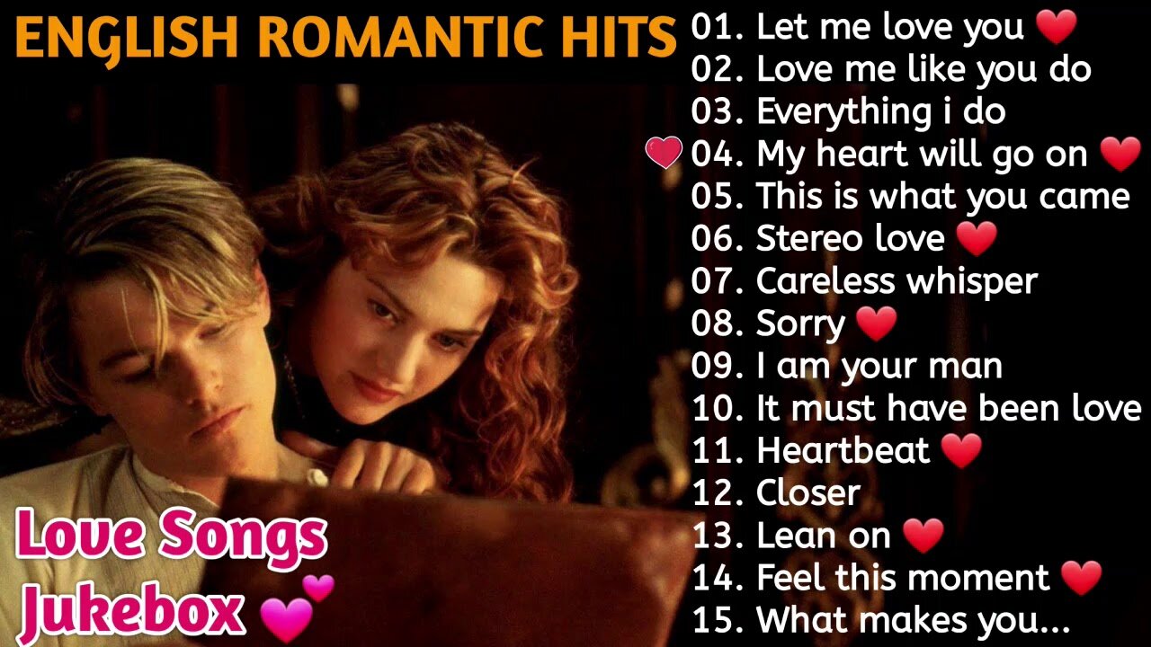 💕 ROMANTIC ENGLISH SONGS JUKEBOX || EVERGREEN SONGS 🎵