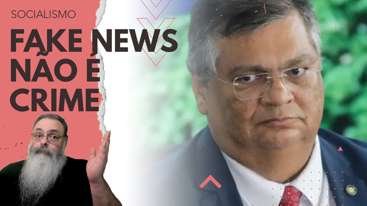 FLÁVIO DINO faz FAKE NEWS ao DIZER que FAKE NEWS é CRIME mas PIOR é ter MANDADO a PF abrir INQUERITO