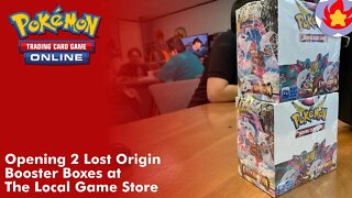 Opening 2 Lost Origin Booster Boxes at @The Local Game Store | Pokemon TCG