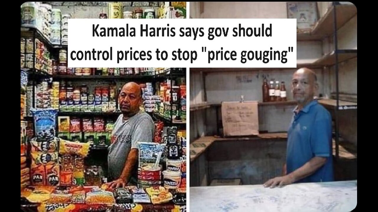 Kamala Harris says gov should control prices to stop price gouging