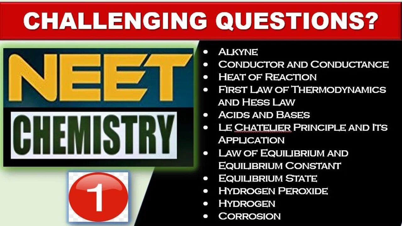 NEET CHEMISTRY | Part - 1