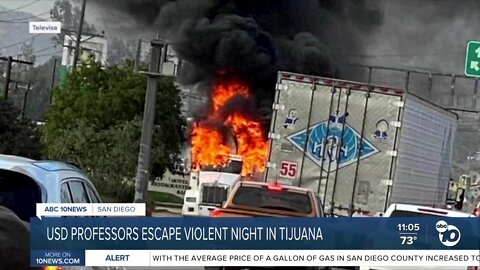 Two USD professors escape violent night in Tijuana