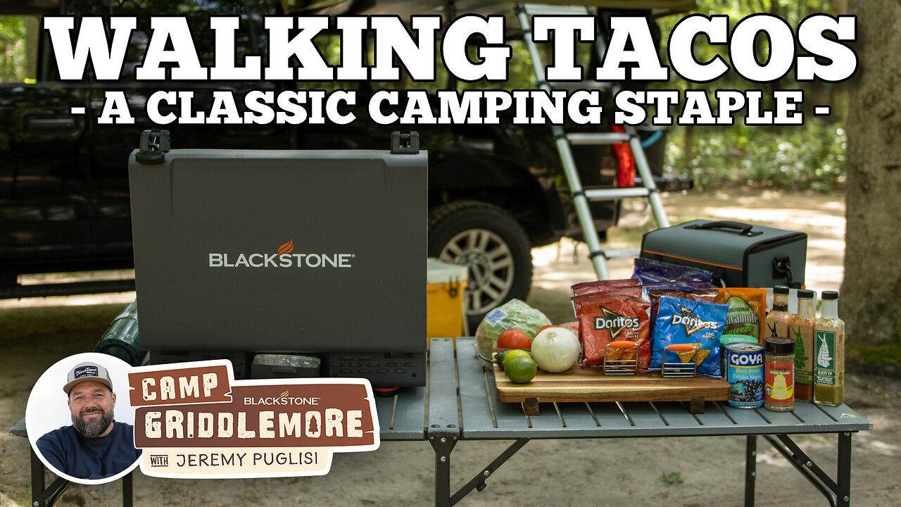 Walking Taco Bar at Camp | Blackstone Griddles