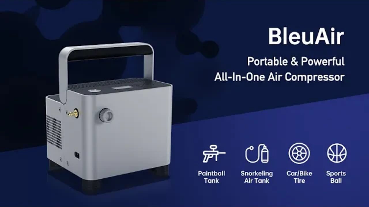 BleuAir: Portable & Powerful All-In-One Air Compressor the best for 2022