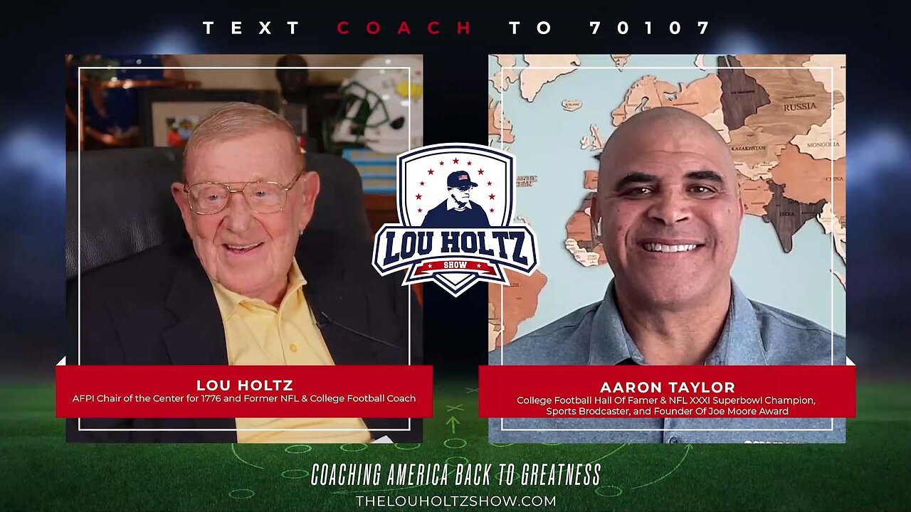 The Lou Holtz Show Season 1 Episode 15 | Aaron Taylor: Notre Dame and Life Beyond the NFL #podcast