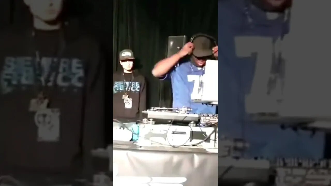 Scratchin On Stage With Q-Bert. #shorts