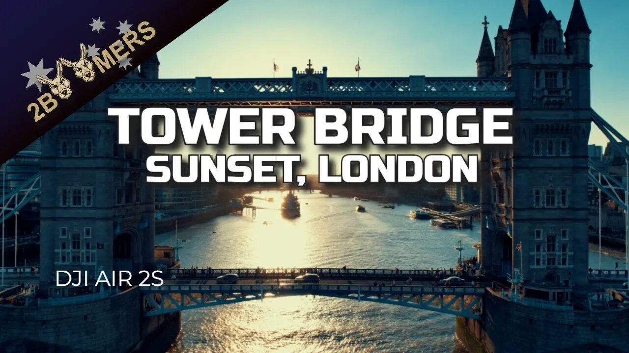 DJI AIR 2S - TOWER BRIDGE SUNSET #djiair2s