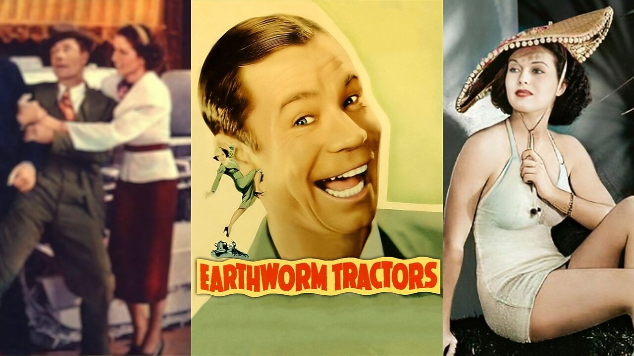 EARTHWORM TRACTORS (1936) Joe E. Brown, June Travis & Guy Kibbee | Comedy | COLORIZED