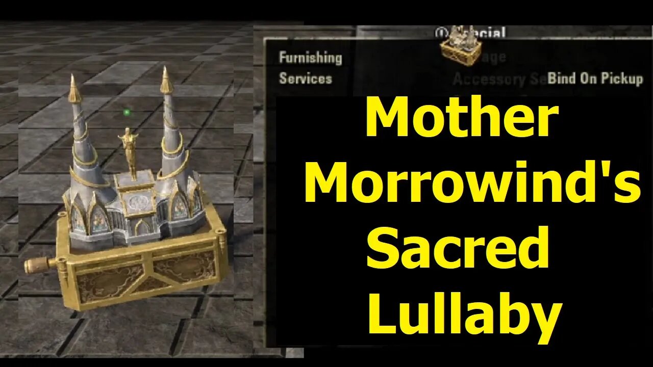 ESO Mother Morrowind's Sacred Lullaby Music Box! - (Elder Scrolls Online) Soundtrack