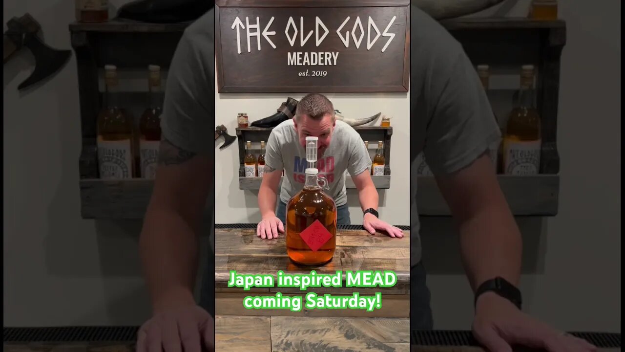 Japan inspired MEAD coming Saturday! #mead #honeywine #japan