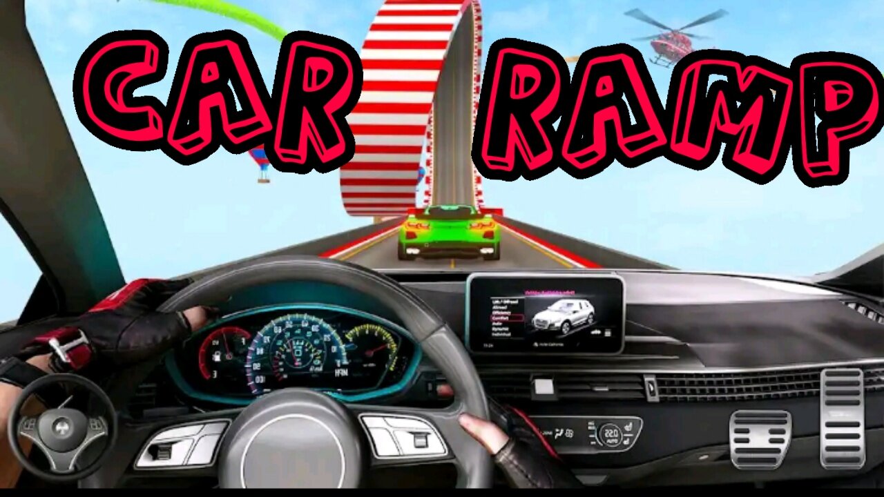 Car Racing, Driving and Parking Games On Mega 3D Ramp on Rumble