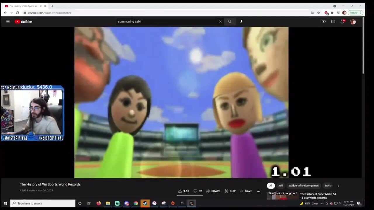 MoistCr1tikal Reacts To The History Of Wii Sports World Records