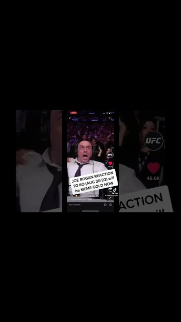 #joerogan REACTION to #Uzman KO WILL BE #MEME GOLD | #UFC #short #funny