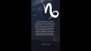 PLUTO - JUPITER - MARS T-square influence CAPRICORN#capricorn♑️ #pluto #jupiter #mars #tarotary