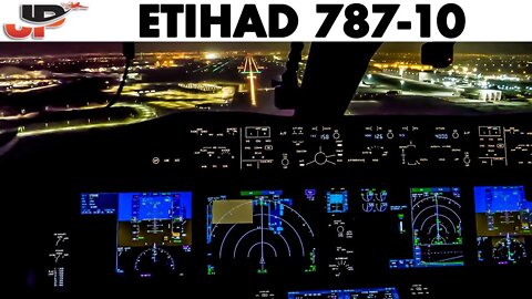 Etihad Boeing 787-10 "Greenliner" Echo Flight into Abu Dhabi