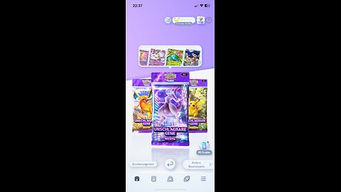 Pokémon Online pack opening