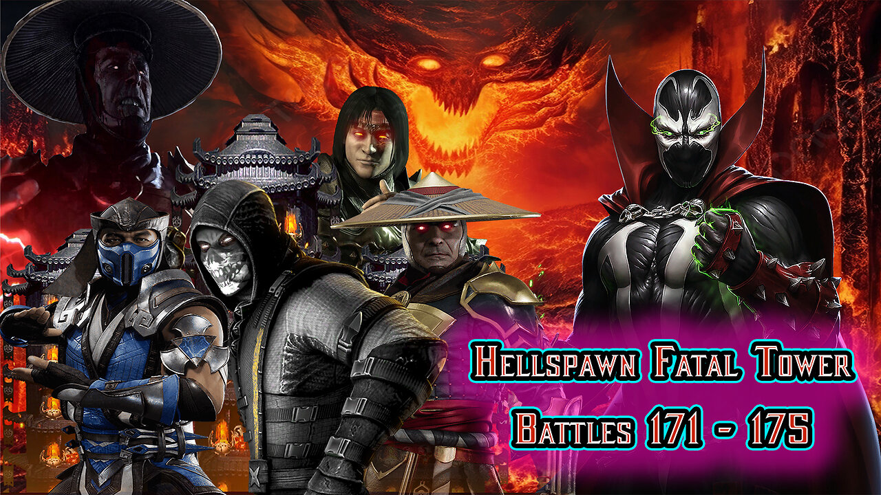 MK Mobile. Hellspawn Fatal Tower - Battles 171 - 175