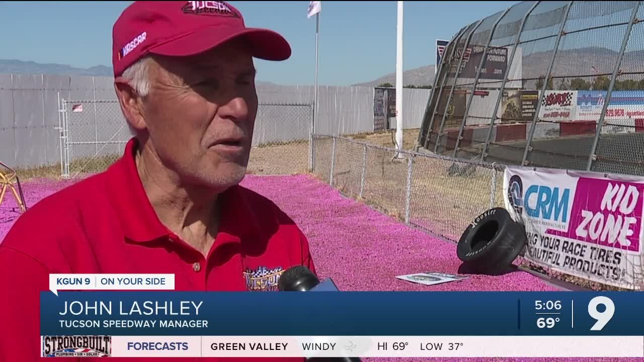 Local racetrack uses recycled tires for playground