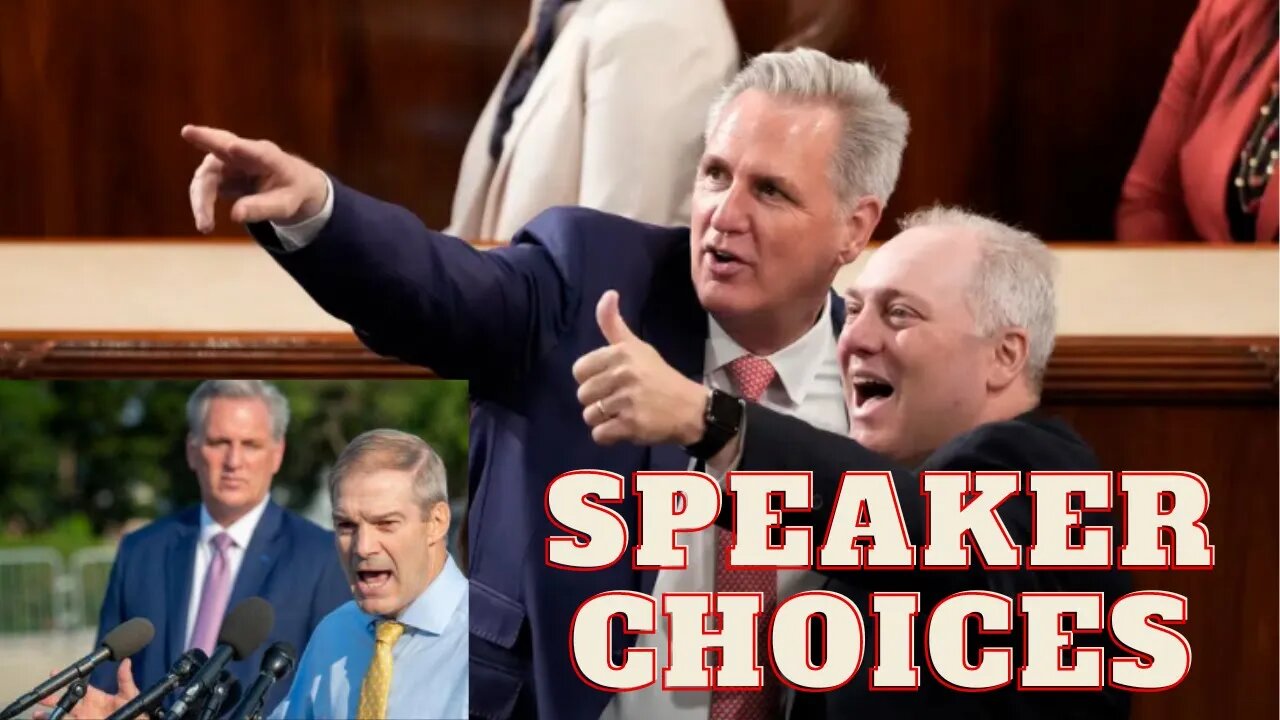 The Road To Speaker Of The House McCarthy Is Out Now The Battle Between Jim Jordan & Steve Scalise