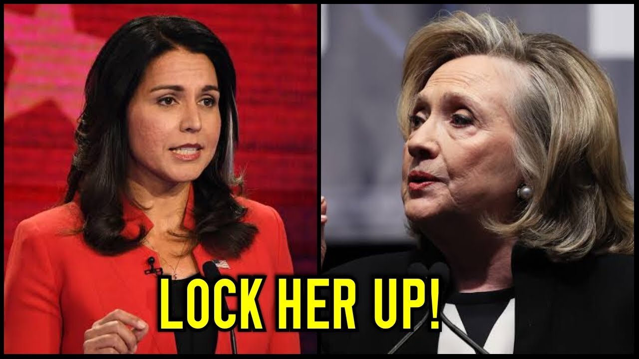 "LOCK HER UP" - WATCH TULSI GABBARD RIP HILLARY CLINTON TO SHREDS - TRUMP NEWS