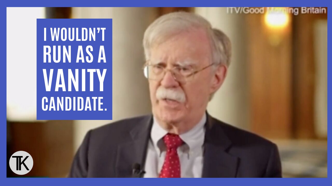 John Bolton Says He’s Running for President in 2024