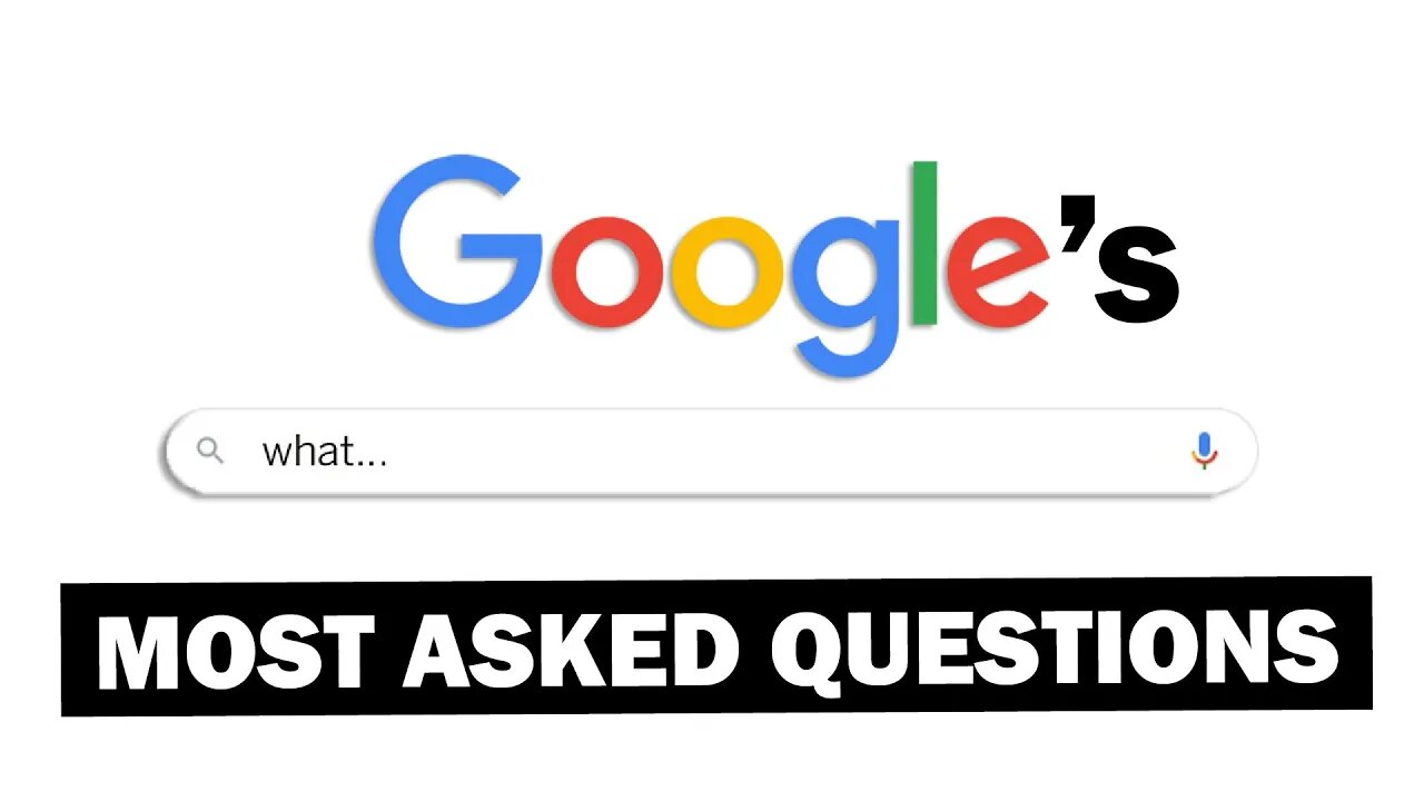 Answering Google s MOST Asked Science Questions