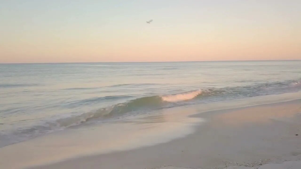 OCEAN WAVES LAPPING AROUND ANCIENTROMAN RUINS