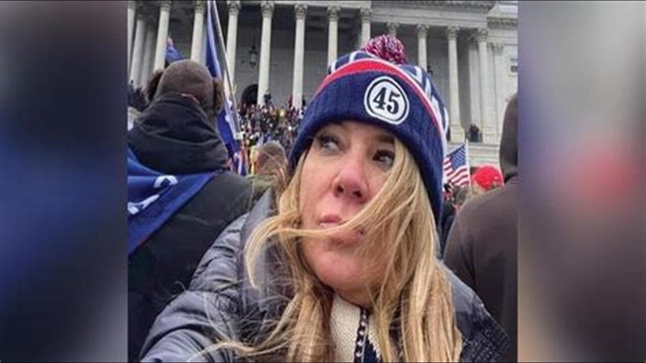Laura Loomer J6 defendant Lloyd Cruz good luck as he reports for sentencing in prison for 45 days