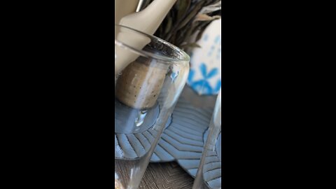 Condensed Milk Whipped Coffee with Caramel Cream