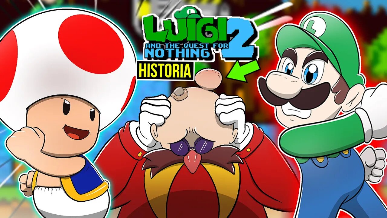 EGGMAN no Mundo do Super Mario? | Luigi Quest for Nothing 2