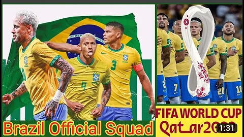 Brazil Squad Qatar FIFA World Cup 2022