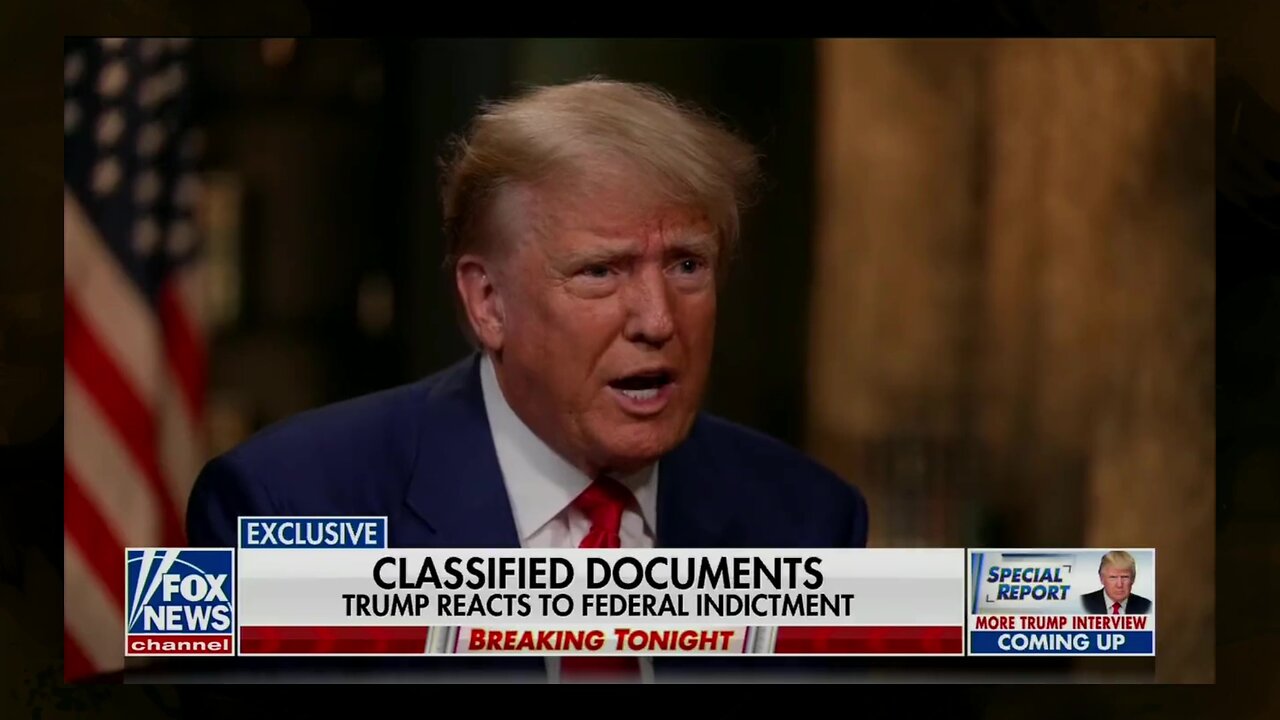 Recording released by CNN of Donald Trump "showing" Classified Documents + Bret Baier clip