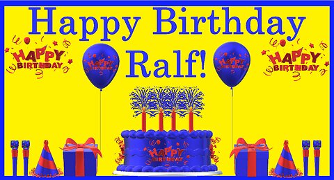 Happy Birthday 3D - Happy Birthday Ralf - Happy Birthday To You - Happy Birthday Song