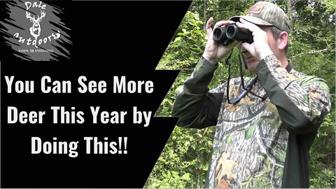 How to See More Deer This Coming Season