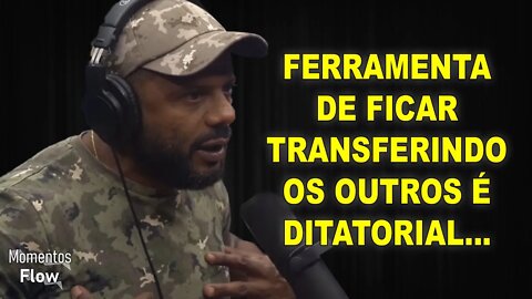 POLICIAL É REFÉM DO SISTEMA - DA CUNHA NO FLOW | MOMENTOS FLOW