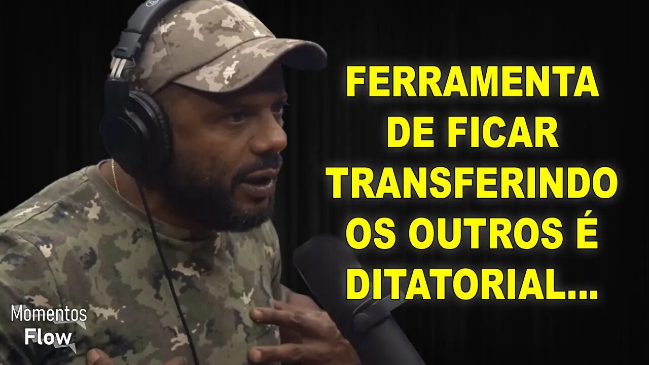 POLICIAL É REFÉM DO SISTEMA - DA CUNHA NO FLOW | MOMENTOS FLOW