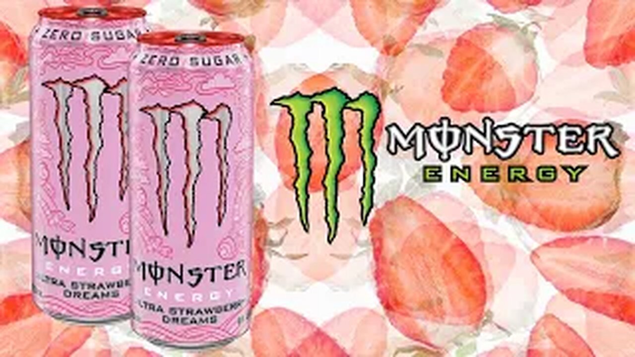 Monster Ultra Strawberry Dream Energy Drink Review & Taste Test