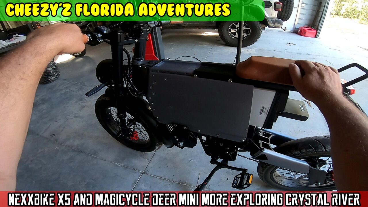 Nexxus X5 Plus and Magicycle deer mini Exploring N Tallahassee rd Crystal River, Florida