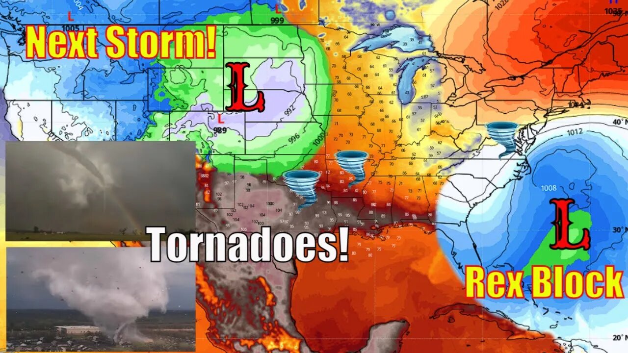 Another Tornado Threat Today & Next Storm Coming! - The WeatherMan Plus Weather Channel