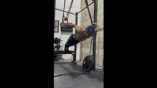 Deep ring push ups