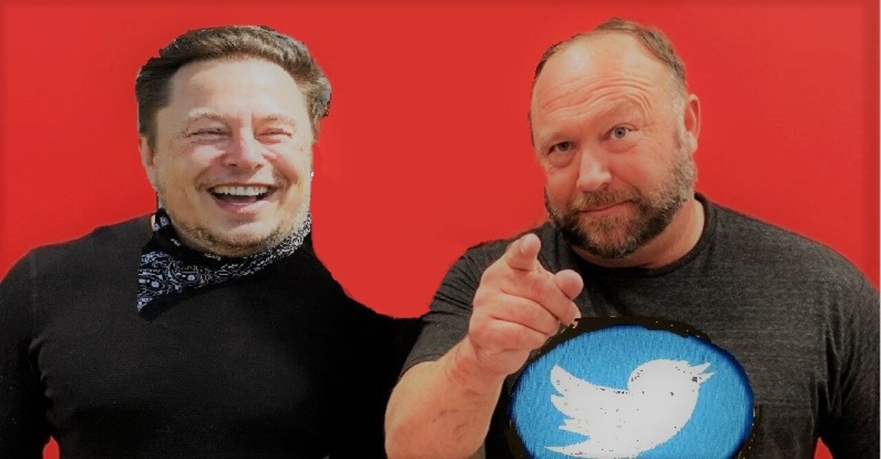 ELON MUSK WELCOMES ALEX JONES BACK TO TWITTER