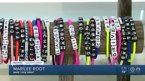 Teacher who makes inspiring bracelets now making bracelets full-time