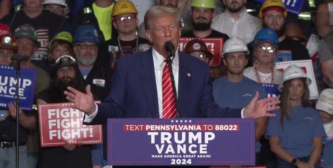 Trump in Johnstown, Pennsylvania. [Full Speech]