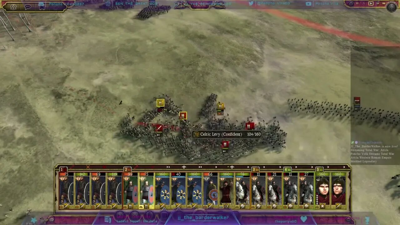 Poncho Villa Streams Total War Attila Modded WRE Legendary 2022-06-03