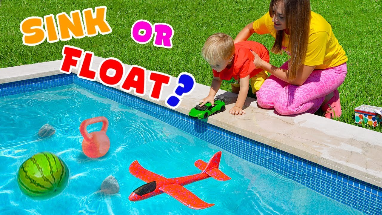 Sink or Float with Vlad and Niki - Cool Science Experiment for Kids