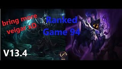 Ranked Game 94 Karthus Vs Veigar Mid League Of Legends V13.4