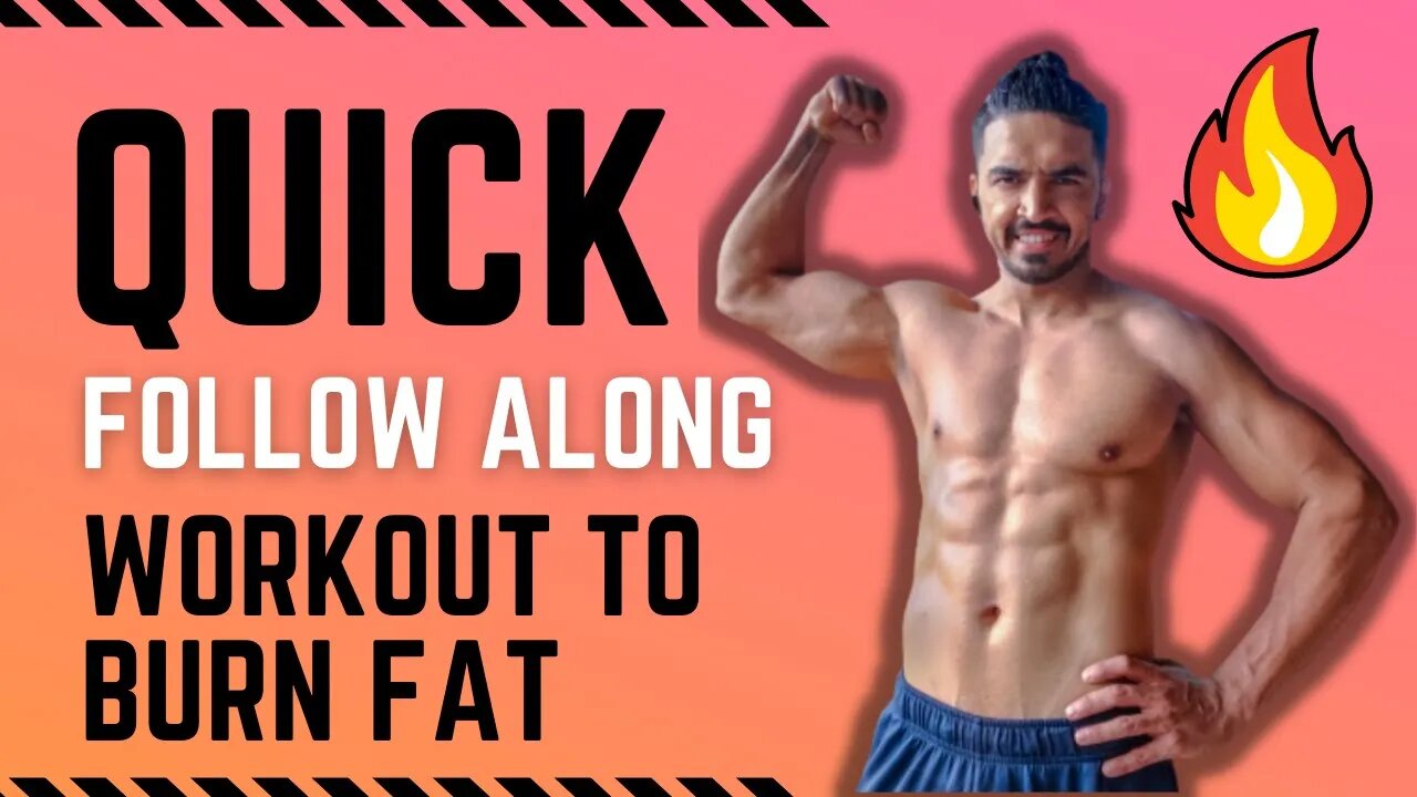 Quick Fat Burning Workout at Home Full Body (FOLLOW ALONG)